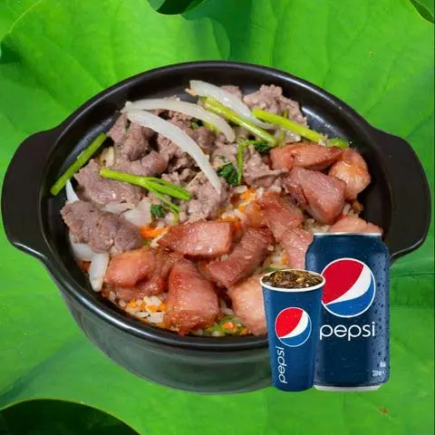 Hình ảnh Bò xá xíu - pepsi