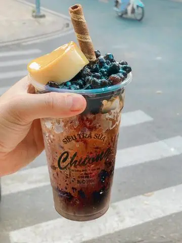 Hình ảnh Milo dằm trân châu đường đen 