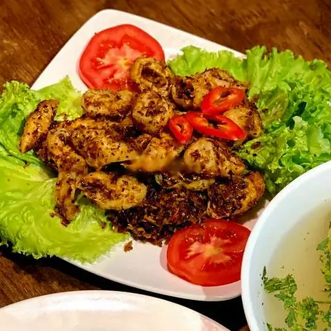 Hình ảnh Cơm mì căn xào sả ớt chay