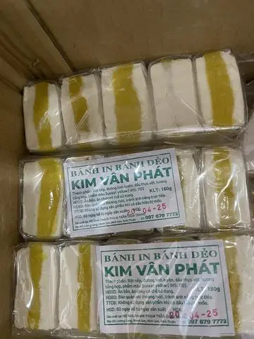 Hình ảnh Bánh in thẻ nhân đậu xanh