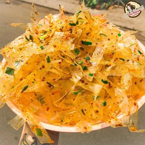 Hình ảnh Bánh Tráng Phơi Sương Satế Mỡ Hành (Trộn Sẵn)