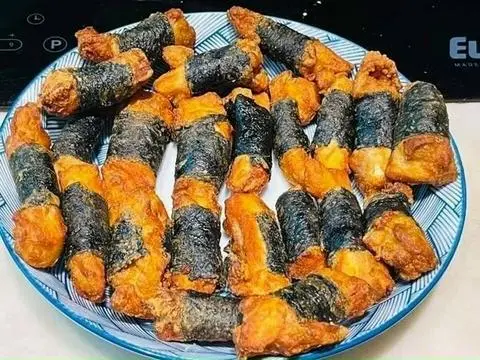 Hình ảnh Set 6 gà cuộn rong biển