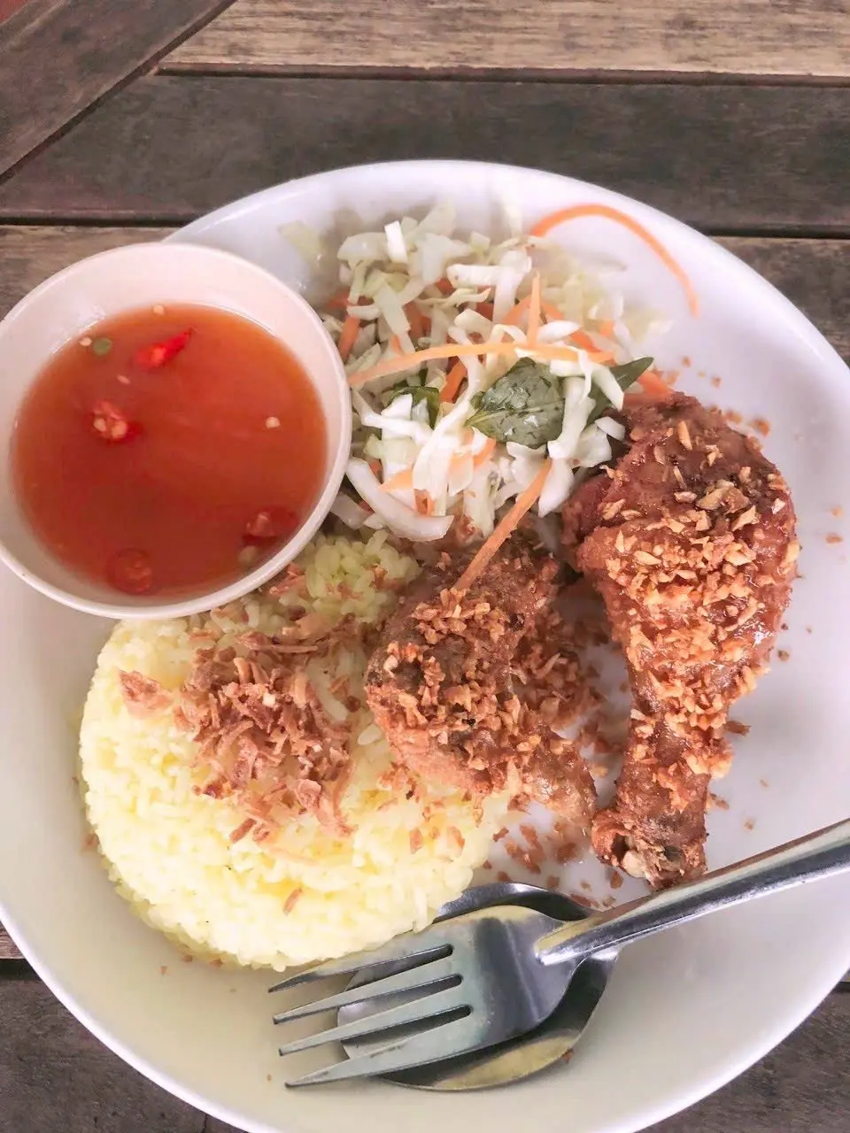 Hình ảnh Combo cơm gà chiên - Nước ép - Cơm Thêm