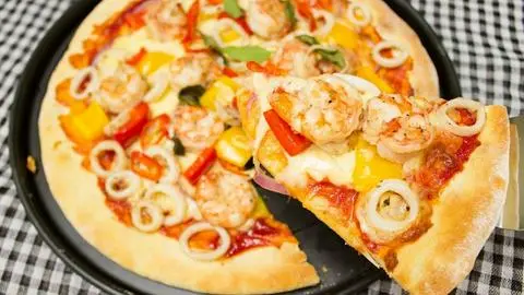 Hình ảnh pizza hải sản 