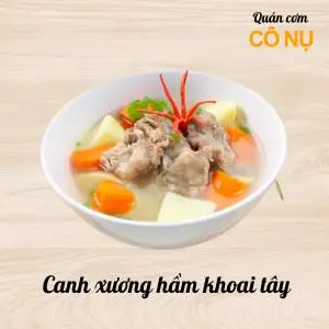 Hình ảnh Canh Xương Hầm Khoai Tây
