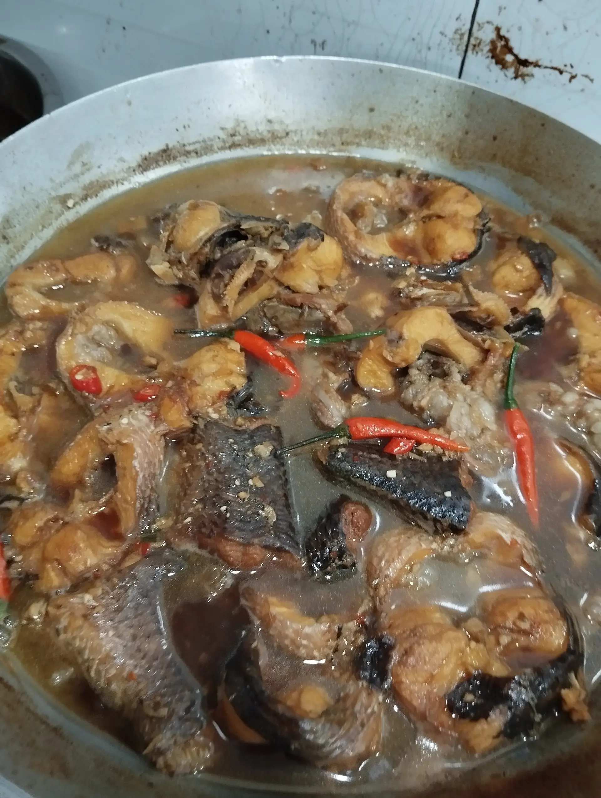 Hình ảnh cơm cá lóc kho 