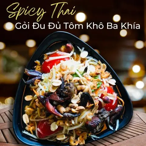 Hình ảnh Gỏi Đu Đủ Tôm Khô Ba Khía - Somtum with Dried Shrimp and  Sesarma