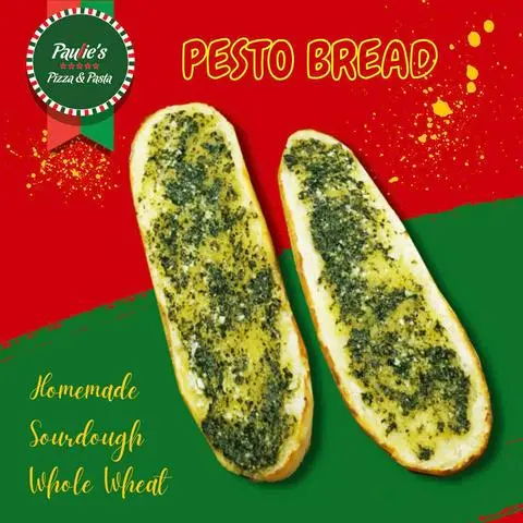 Hình ảnh Bánh Mì Men Chua Sốt Quế Tây | Pesto Sourdough Bread