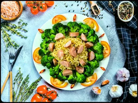 Hình ảnh Xào xúc xích đức