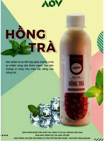 Hình ảnh Trà Thái chai nhỏ