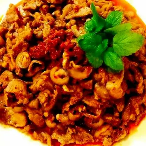 Hình ảnh Heo rừng xào sa tế
