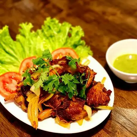 Hình ảnh Nấm bào ngư chiên nước mắm chay