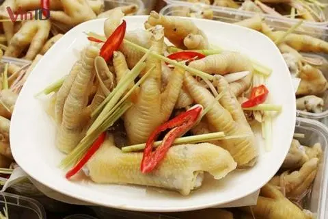 Hình ảnh Chân gà hấp Thái 