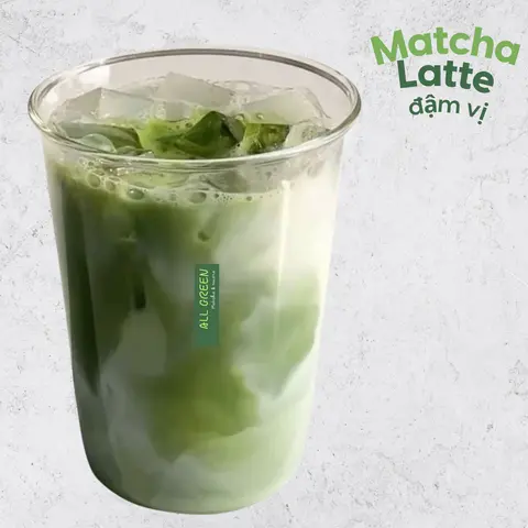 Hình ảnh Matcha latte đậm vị