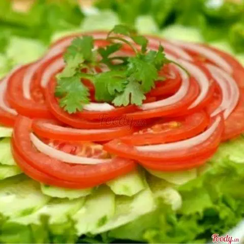 Hình ảnh Salad Trộn Dầu Dấm