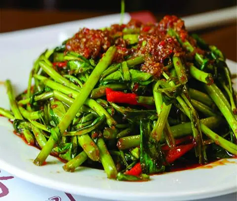 Hình ảnh Rau muống xào ớt sambal