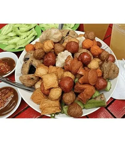 Hình ảnh Combo thập cẩm lớn chiên mắm tỏi