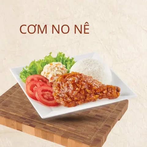Hình ảnh Cơm Đùi Gà Sốt