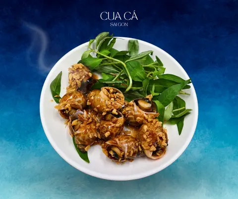 Hình ảnh Ốc Hương Quế Cháy Tỏi 150gr