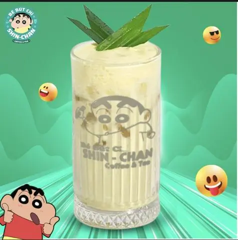 Hình ảnh Trà sữa dưa lưới