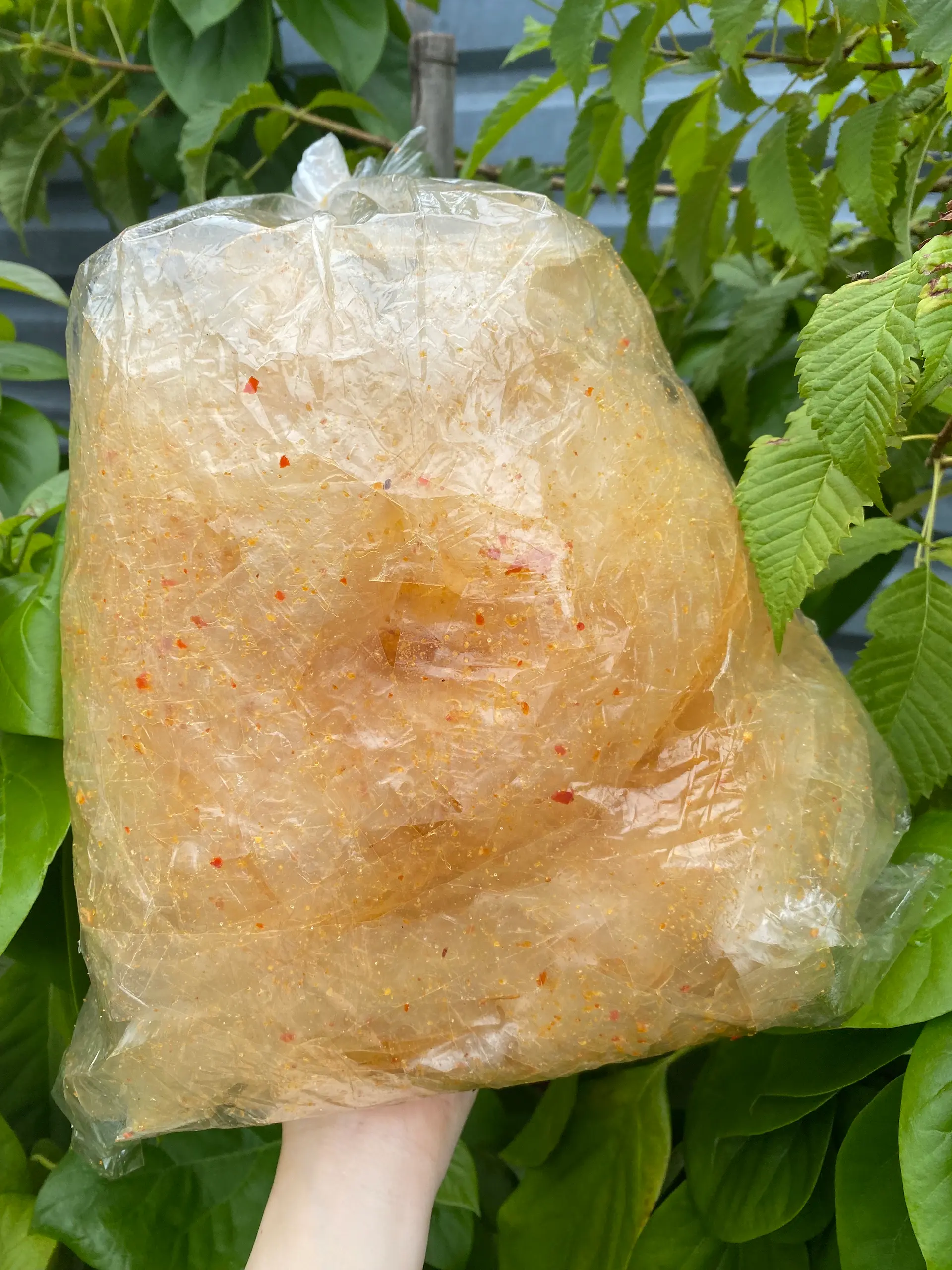 Hình ảnh Bánh tráng tỏi trắng 500gr