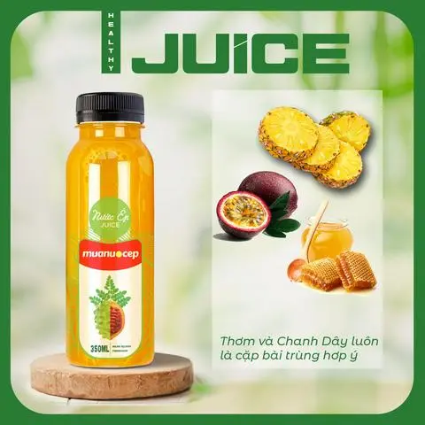 Hình ảnh Nước Ép Thơm Chanh Dây Mật Ong