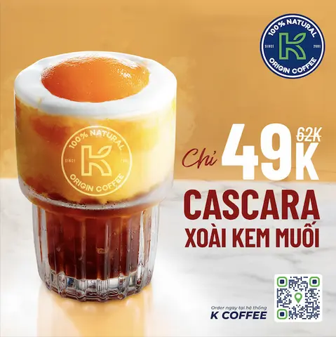 Hình ảnh [DEAL TRÀ 49K] Cascara Xoài Kem Muối