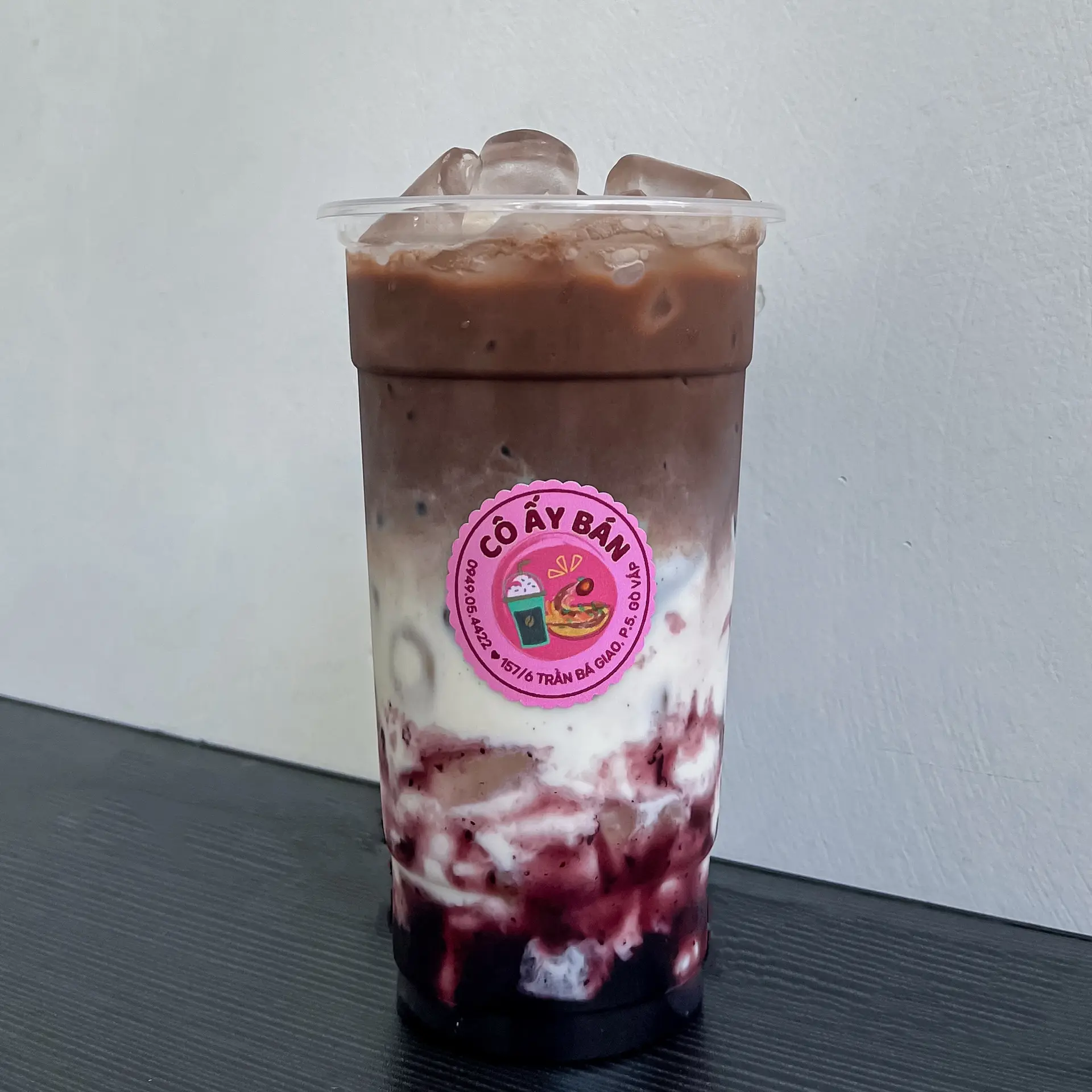 Hình ảnh CaCao Latte Việt Quất 