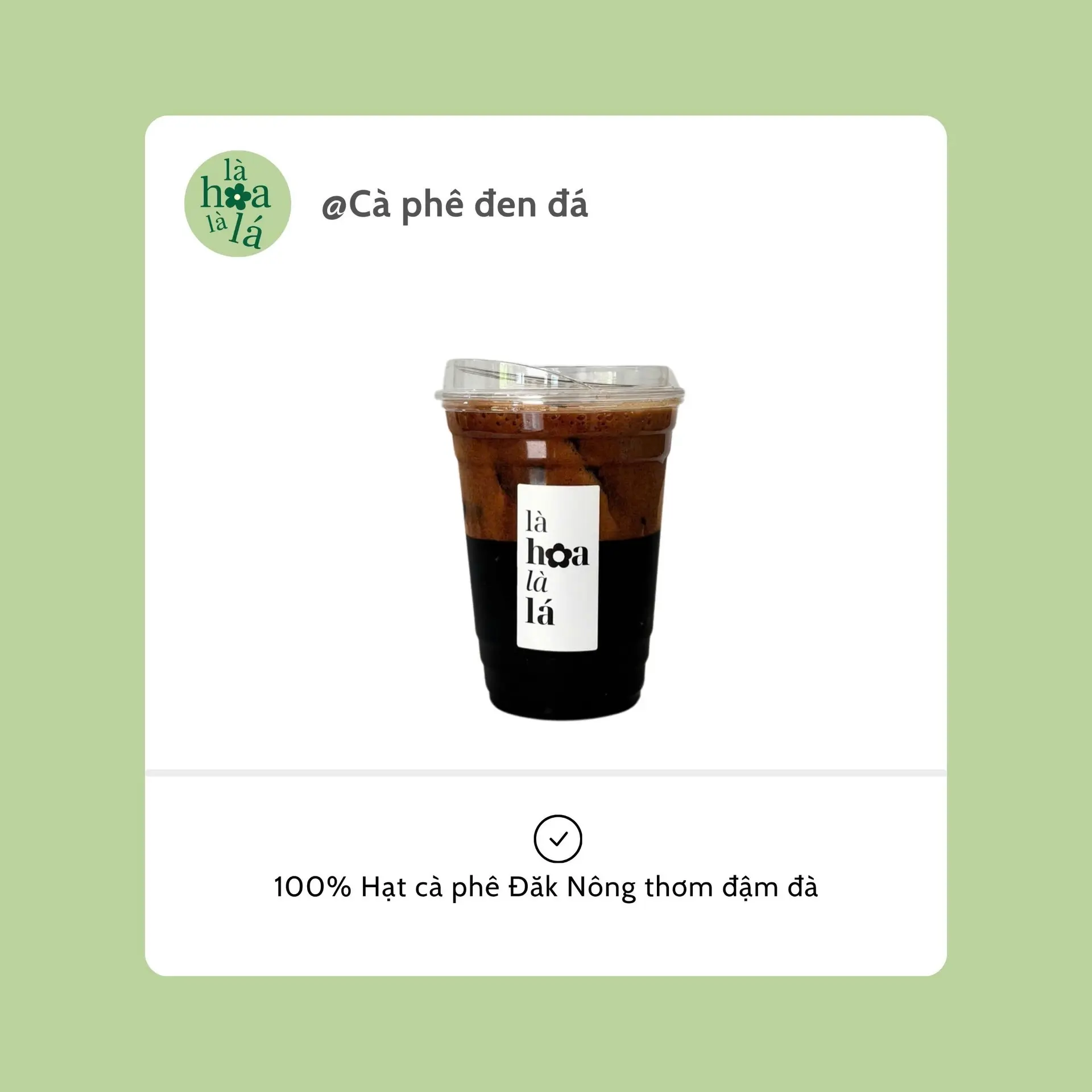 Hình ảnh Cafe Đen Đá