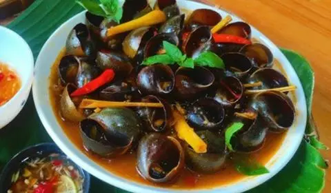 Hình ảnh Ốc bươu hấp Thái