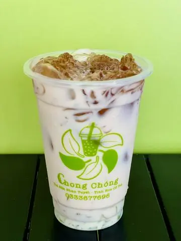 Hình ảnh Trà Sữa Gạo Rang (Có sẵn topping rau câu sợi)