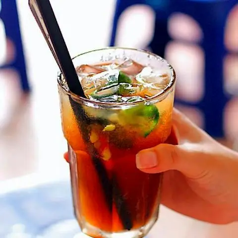 Hình ảnh Hồng trà tắc - Ly đá