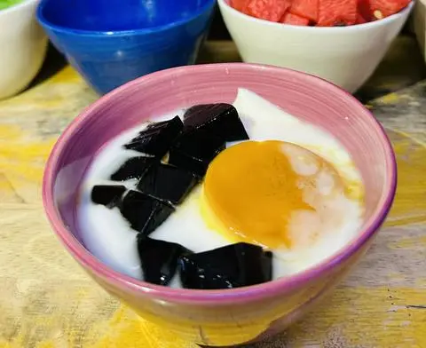 Hình ảnh Tàu hũ bánh flan sương sáo