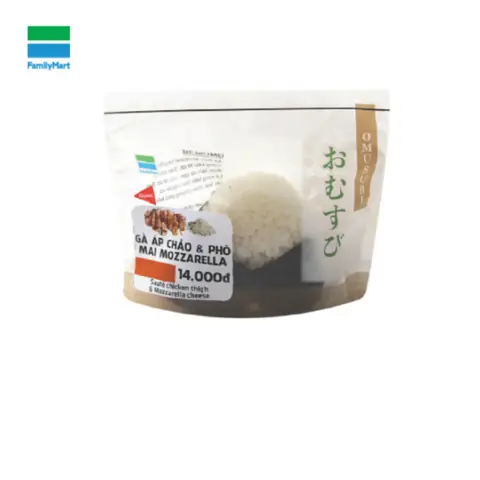 Hình ảnh Jikamaki Omusubi Gà Áp Chảo & Phô Mai Mozzarella