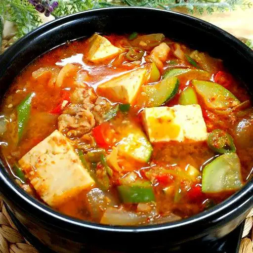 Hình ảnh 딘장찌개 -  Canh Đậu Tương Thịt  Bò