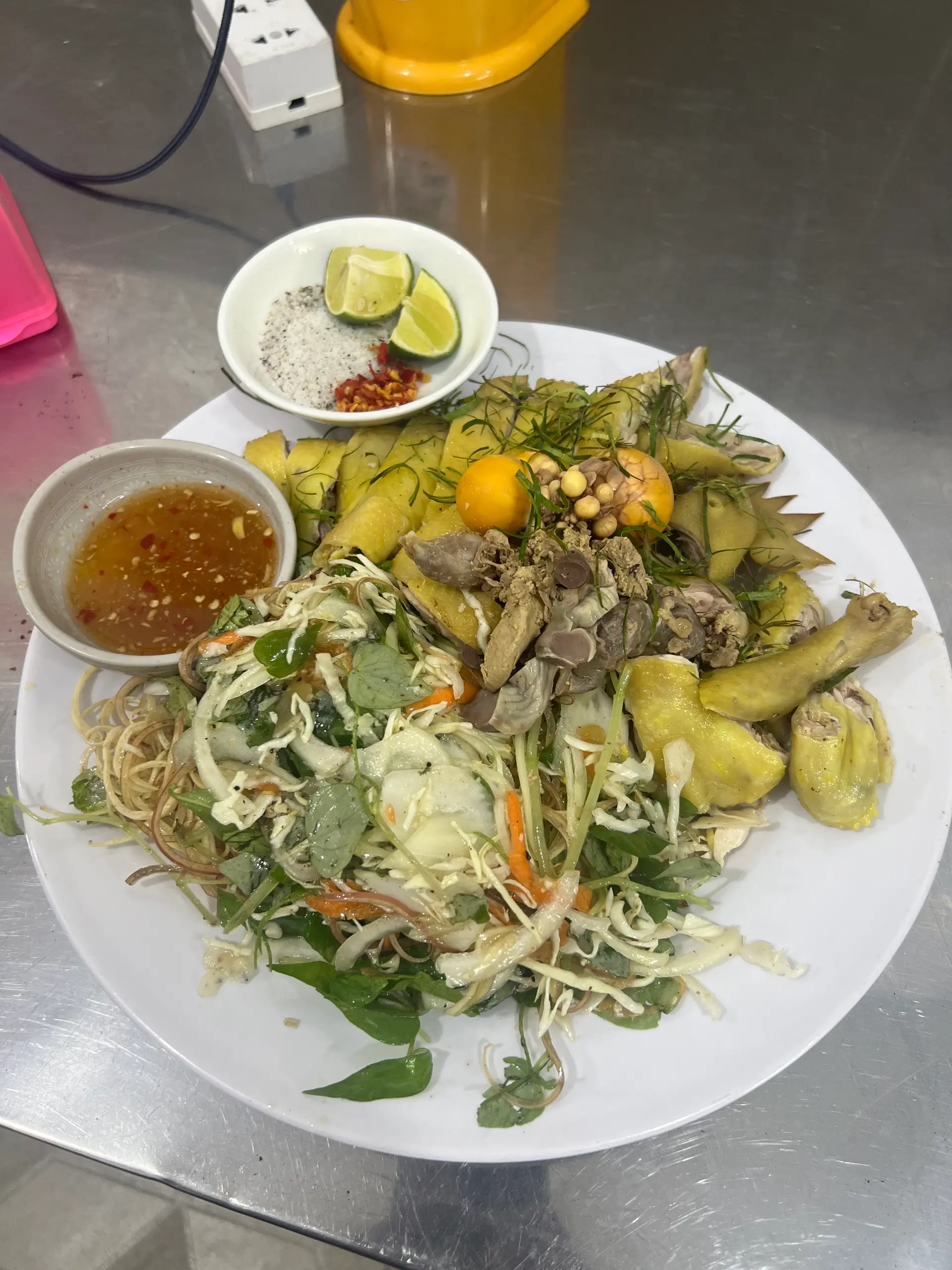 Hình ảnh Nửa con xé phay trộn gỏi - cháo