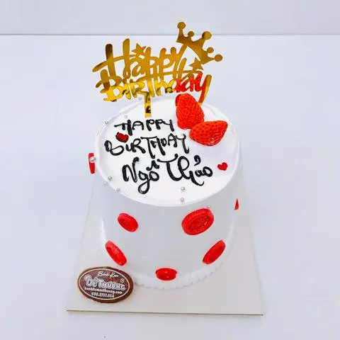 Hình ảnh bánh kem mini hột nút trái tim