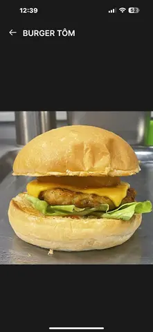 Hình ảnh Burger tôm