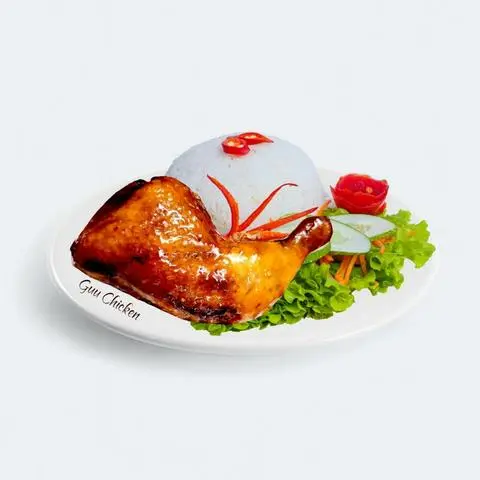 Hình ảnh Combo Cơm Gà Góc Tư Sốt Chua Ngọt + coca