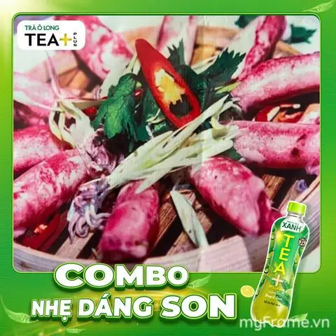 Hình ảnh Combo mực hấp gừng + Olong xanh