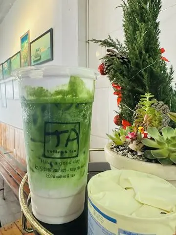 Hình ảnh Matcha sữa gấu kem muối 