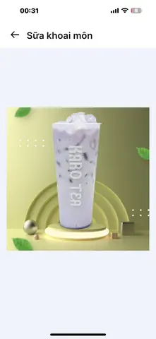 Hình ảnh sữa khoai môn