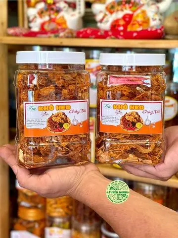 Hình ảnh KHÔ HEO CHÁY TỎI THƯỢNG HẠNG 500Gr (CHẤT LƯỢNG BAO NGON)