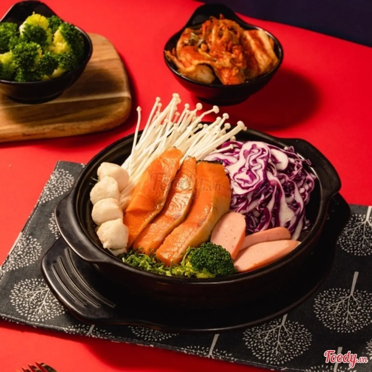 Hình ảnh Mì kim chi cá