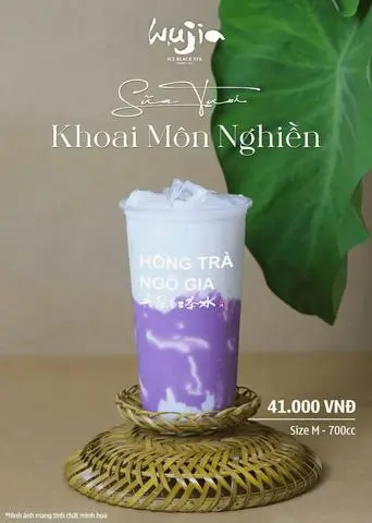 Hình ảnh Sữa tươi khoai môn nghiền