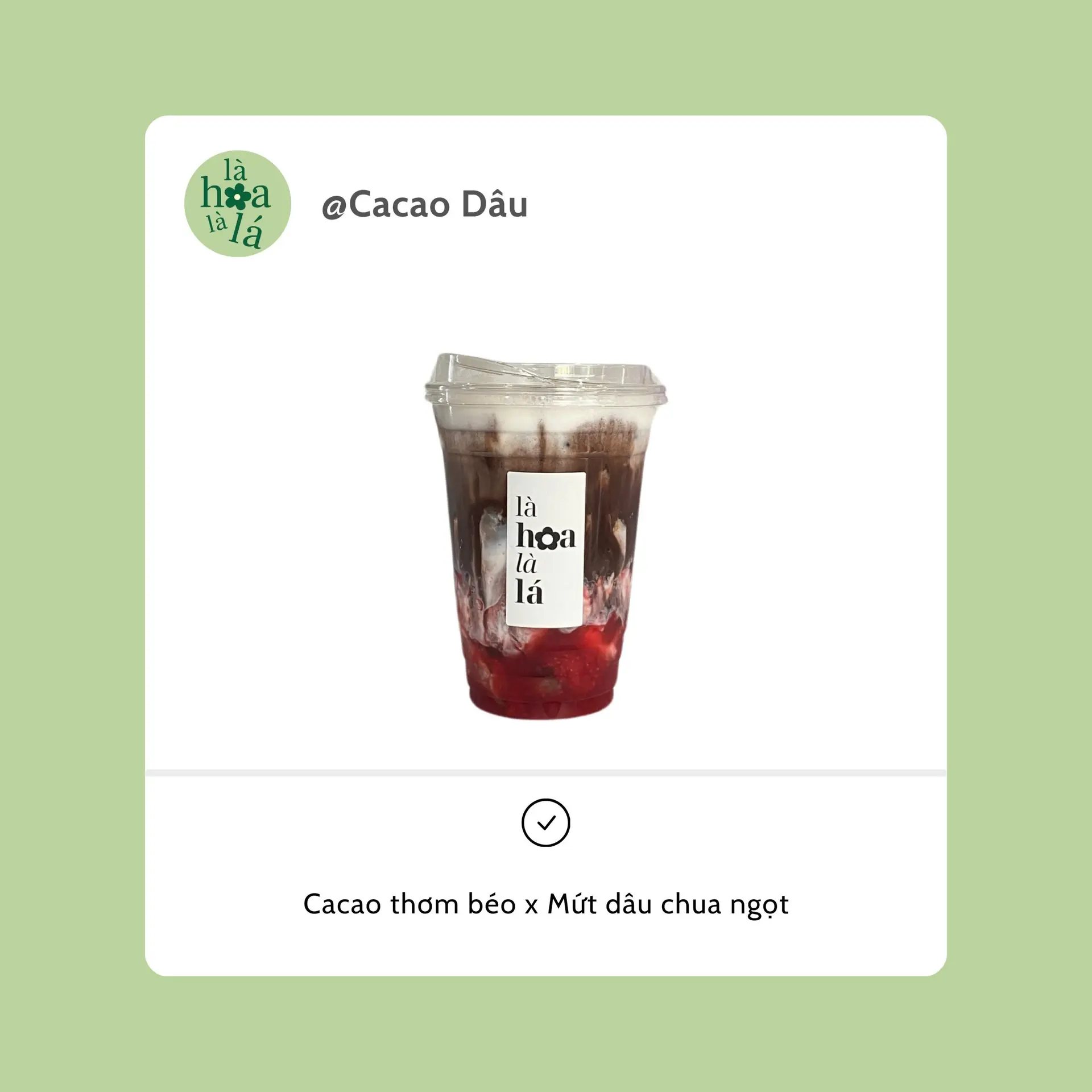 Hình ảnh Cacao Dâu