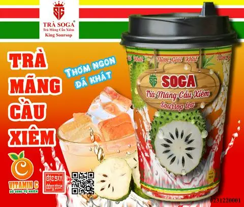 Hình ảnh Combo 3 ly - trà mãng cầu xiêm 