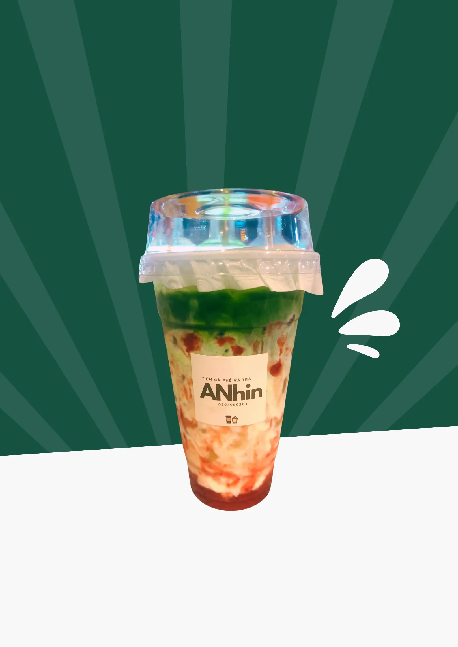 Hình ảnh Matcha Latte Dâu