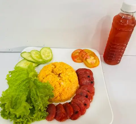 Hình ảnh Cơm Lạp Xưởng Khìa Nước Dừa+ Sâm nhà nấu