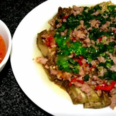 Hình ảnh Cà tím nướng thịt bằm